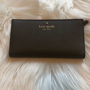 Grey Kate Spade Cameron Street Stacey wallet